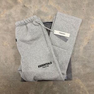Fear of God Essentials SS22 'Dark Oatmeal' Relaxed Sweatpants Size XL